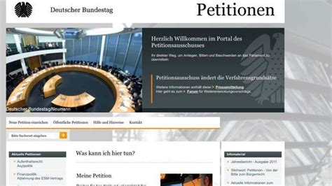 petitionsforum|petitionen bundestag online.